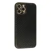 İphone 12 Pro Max Kılıf Coco Karbon Silikon - Siyah