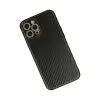 İphone 12 Pro Max Kılıf Coco Karbon Silikon - Siyah