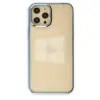 İphone 12 Pro Max Kılıf Element Silikon - Mavi