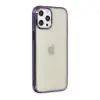İphone 12 Pro Max Kılıf Element Silikon - Mor