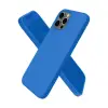 İphone 12 Pro Max Kılıf First Silikon - Mavi
