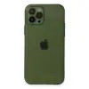 İphone 12 Pro Max Kılıf Fly Lens Silikon - Yeşil