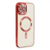 İphone 12 Pro Max Kılıf Kross Magneticsafe Kapak - Kırmızı