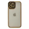 İphone 12 Pro Max Kılıf Liva Lens Silikon - Siyah