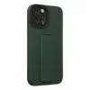 İphone 12 Pro Max Kılıf Mega Standlı Silikon - Yeşil