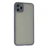 İphone 12 Pro Max Kılıf Montreal Silikon Kapak - Gri