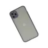 İphone 12 Pro Max Kılıf Montreal Silikon Kapak - Gri
