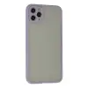 İphone 12 Pro Max Kılıf Montreal Silikon Kapak - Mor