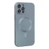 İphone 12 Pro Max Kılıf Moshi Lens Magneticsafe Silikon - Sierra Blue