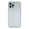 İphone 12 Pro Max Kılıf Nano İçi Kadife Silikon - Sky Blue