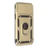 İphone 12 Pro Max Kılıf Pars Lens Yüzüklü Silikon - Gold