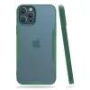 İphone 12 Pro Max Kılıf Platin Silikon - Yeşil