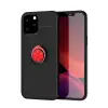 İphone 12 Pro Max Kılıf Range Yüzüklü Silikon - Siyah-kırmızı