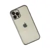 İphone 12 Pro Max Kılıf Razer Lensli Silikon - Siyah