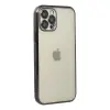 İphone 12 Pro Max Kılıf Razer Lensli Silikon - Siyah