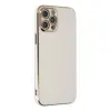 İphone 12 Pro Max Kılıf Volet Silikon - Beyaz