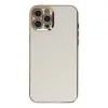 İphone 12 Pro Max Kılıf Volet Silikon - Beyaz