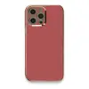 İphone 12 Pro Max Kılıf Volet Silikon - Kırmızı