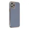 İphone 12 Pro Max Kılıf Volet Silikon - Mavi