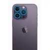 İphone 12 Pro Max Neon Fosforlu Kamera Lens - Mavi