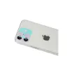 İphone 12 Rainbow Kamera Lens Koruma Cam - Mor