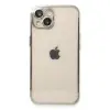 İphone 13 Kılıf Razer Lensli Silikon - Gümüş