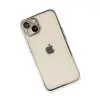 İphone 13 Kılıf Razer Lensli Silikon - Gümüş