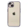 İphone 13 Kılıf Razer Lensli Silikon - Mor