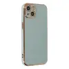 İphone 13 Kılıf Volet Silikon - Açık Yeşil