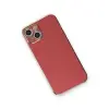 İphone 13 Kılıf Volet Silikon - Kırmızı