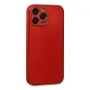 İphone 13 Pro Kılıf Coco Deri Silikon Kapak - Kırmızı
