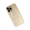 İphone 13 Pro Kılıf Jack Magneticsafe Lens Silikon - Gold
