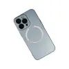 İphone 13 Pro Kılıf Jack Magneticsafe Lens Silikon - Sierra Blue