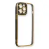 İphone 13 Pro Kılıf Liva Lens Silikon - Siyah