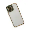 İphone 13 Pro Kılıf Liva Lens Silikon - Yeşil