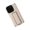 İphone 13 Pro Kılıf Mega Standlı Silikon - Gold