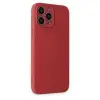 İphone 13 Pro Kılıf Nano İçi Kadife Silikon - Kiremit