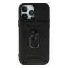 İphone 13 Pro Kılıf Pars Lens Yüzüklü Silikon - Siyah