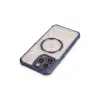 İphone 13 Pro Kılıf Prag Magneticsafe Kapak - Derin Mor