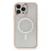 İphone 13 Pro Kılıf Room Magneticsafe Silikon - Pudra