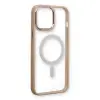 İphone 13 Pro Kılıf Room Magneticsafe Silikon - Pudra