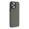 İphone 13 Pro Max Kılıf Anka Pc Sert Metal Kapak - Siyah