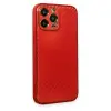 İphone 13 Pro Max Kılıf Coco Karbon Silikon - Kırmızı