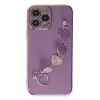 İphone 13 Pro Max Kılıf Esila Silikon - Mor