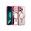 İphone 13 Pro Max Kılıf Kross Magneticsafe Kapak - Kırmızı