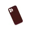 İphone 13 Pro Max Kılıf Lansman Legant Silikon - Bordo