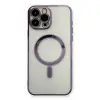 İphone 13 Pro Max Kılıf Magneticsafe Lazer Silikon - Mor