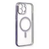 İphone 13 Pro Max Kılıf Magneticsafe Lazer Silikon - Mor