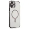 İphone 13 Pro Max Kılıf Magneticsafe Lazer Silikon - Siyah