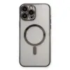 İphone 13 Pro Max Kılıf Magneticsafe Lazer Silikon - Siyah